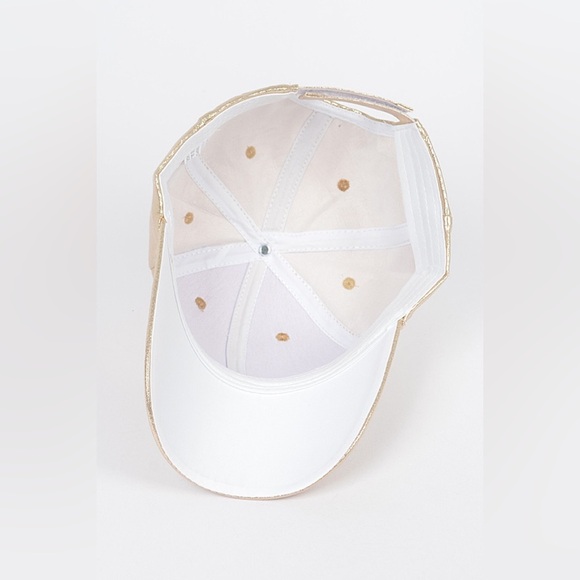 Gold One Size Fashion Cap - Picture 5 of 10